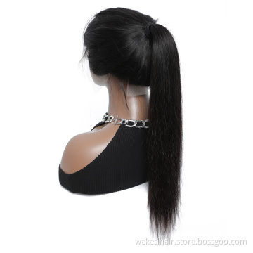 Full Cuticles Aligned 13x6 13x4 T Part Lace Frontal Human Hair Wigs Brazilian Virgin Remy Lace Front Wig HD Lace Frontal Wig